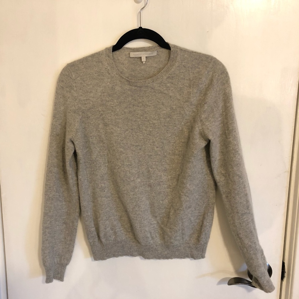 Grey Naked Cashmere Sweater